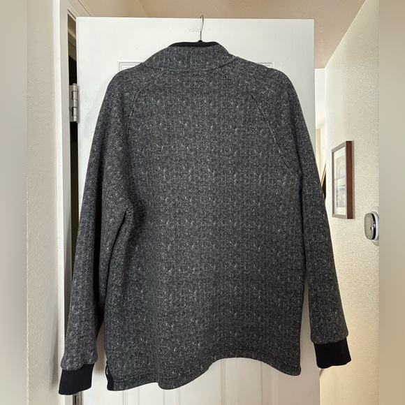 Carbon2Cobalt | Men’s 1/4 Zip Sweater Pullover‎ Black White Sz XL - Picture 2 of 8